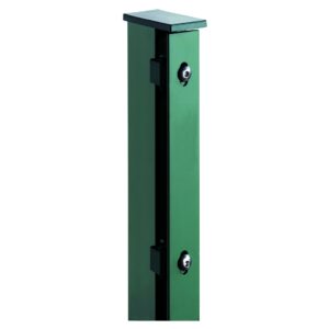 JERRY Eck-Zaunpfosten RAL 6005 grün
