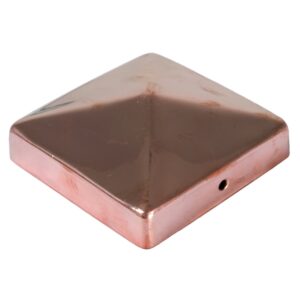Pfostenabdeckung aus Metall 9x9 cm