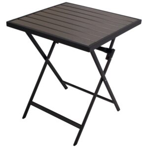 Klappsessel 4-er Set, Metall, Kunstholz