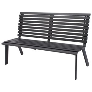 Gartenbank 2-sitzer, Aluminium anthrazit