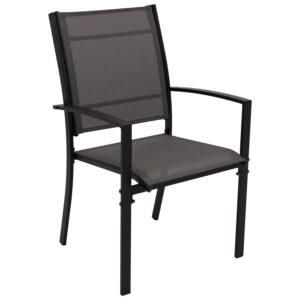 Stapelsessel 4-er Set, Metall, Textilgewebe