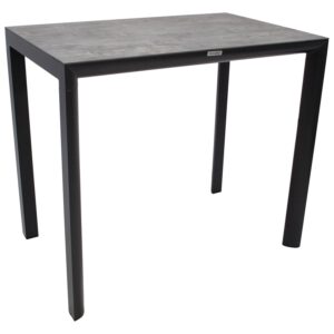 Bartisch 110x70cm, Aluminium anthrazit