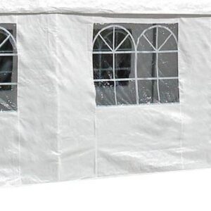 Seitenplane weiß mit Fenster