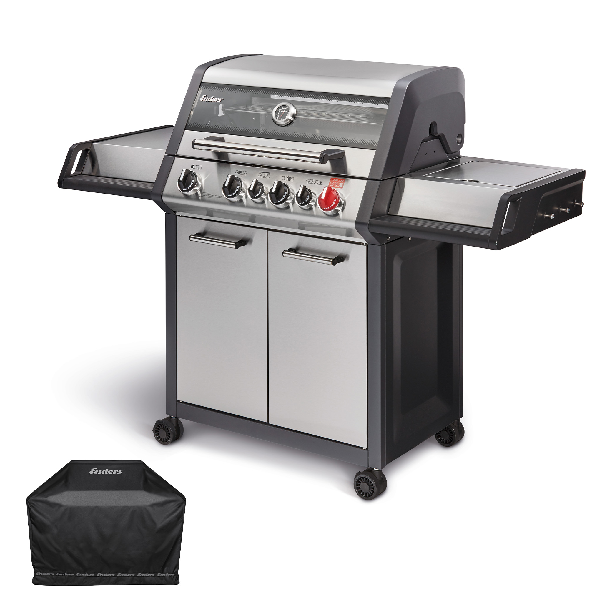 Gasgrill Monroe Pro 4 SIK Turbo inkl. Premium Wetterschutzhülle 1 Gasgrill Monroe Pro 4 SIK Turbo inkl. Premium Wetterschutzhülle
